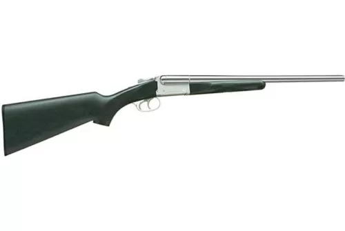 Stoeger Coach Gun SxS, Black Walnut, Polished Nickel 12 Ga, 20" Barrel