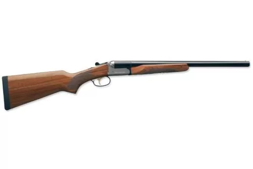 Stoeger Coach Gun Supreme SxS, AA-Grade Gloss Walnut, Blue/Stainless Receiver 20 Ga, 20