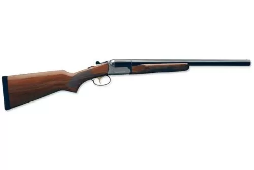 Stoeger Coach Gun Supreme SxS, AA-Grade Gloss Walnut, Blue/Stainless Receiver 12 Ga, 20" Barrel