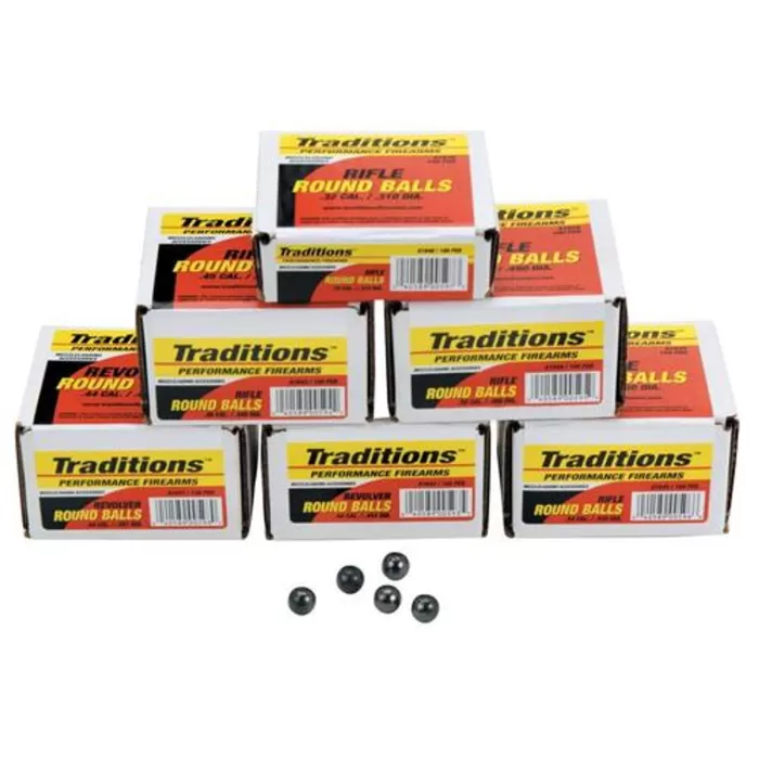 Traditions Muzzle RD Balls 44CAL 140GR