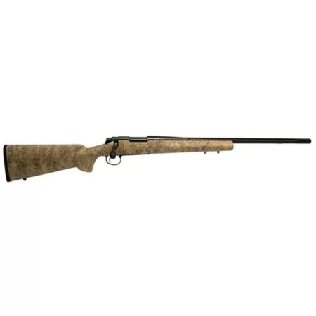 Remington, 700 5-R Gen 2, Bolt Action Rifle, 300 Win, 24" Black Cerakote Fluted And Threaded Barrel, Sand Color With Black Webbing HS Precision Stock, 3 Rounds, X-Mark Pro Adjustable Trigger, Right Hand