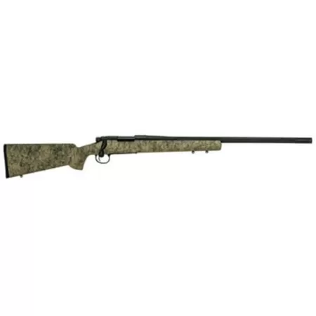 Remington 700 Gen 2 6.5 Creedmoor, 24" 5-R Black Cerakote Fluted Barrel, Sand Color HS Stock, X-Mark Pro Trigger
