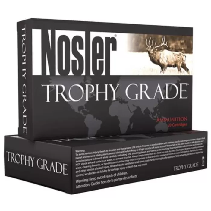 Nosler Trophy Grade .325 Winchester Short Magnum 180gr, E-Tip Nosler Trophy Grade .325 Winchester Short Magnum 180gr, E-Tip