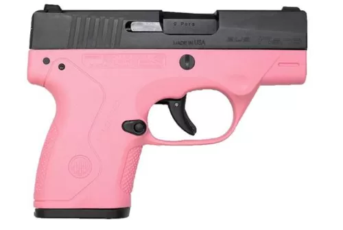 Beretta Nano 9Mm 3" FS 8-Shot Black Matte/Rosa Pink JMN9S65
