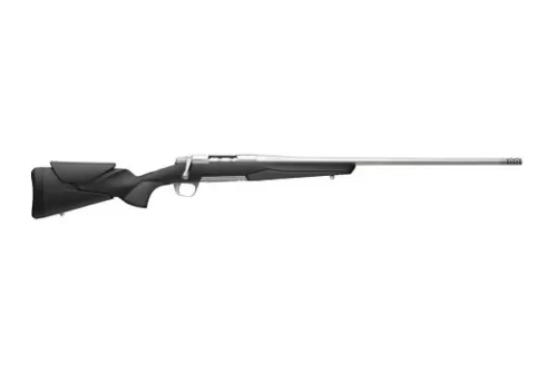 Browning 036008299 X-Bolt 2 Hunter Full Size 6.8 Western 3+1 24" Stainless Steel Threaded Barrel, Drilled & Tapped Stainless Steel Receiver, Adj Vari-Tech Black Composite Stock w/Adjustable Comb & LOP