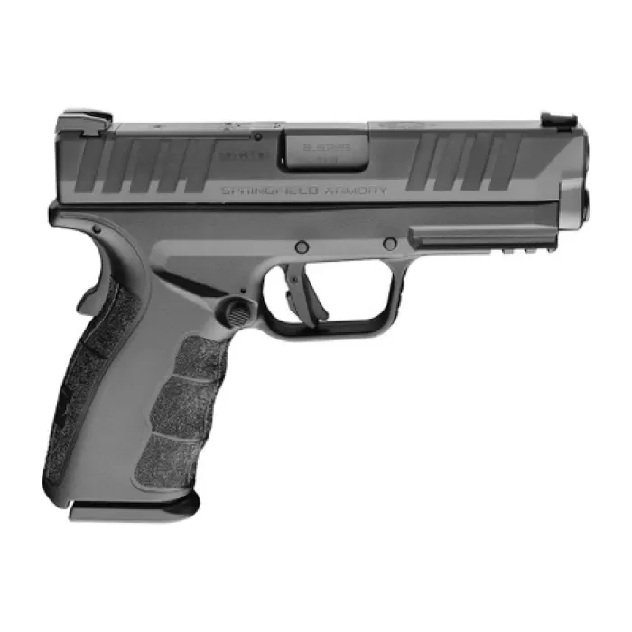 Springfield Armory XDDG9101BM4 XD MOD4 9mm Luger 16+1 4" Black Melonite Steel Barrel & Optic Ready/Serrated Slide, Black Polymer Frame w/Picatinny Rail, Textured Grip