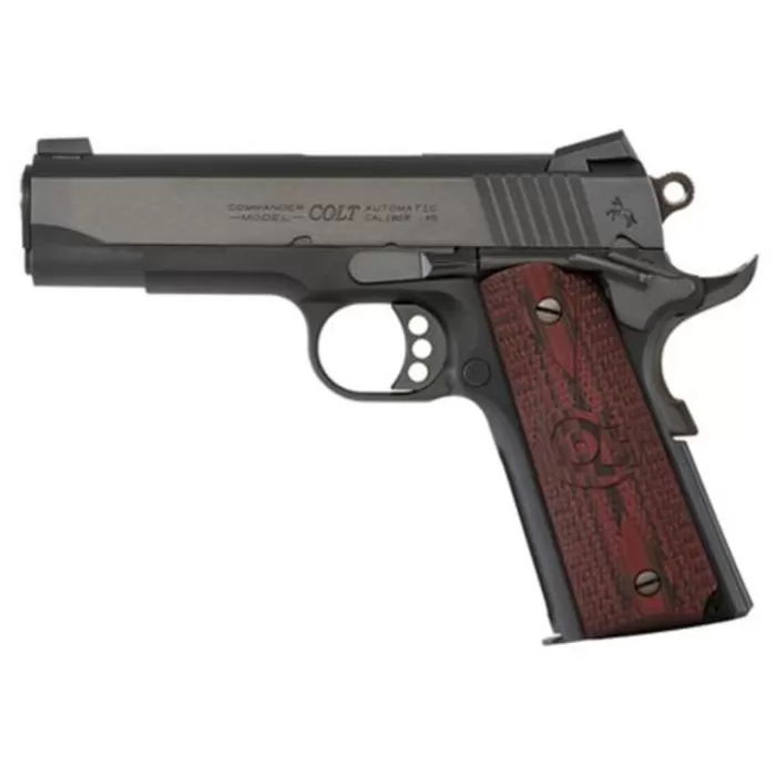 Colt Lightweight Commander 9mm 4.25" Barrel Blue Finish Novak Sights G10 Grips 8rd Mag Colt Lightweight Commander 9mm 4.25" Barrel Blue Finish Novak Sights G10 Grips 8rd Mag