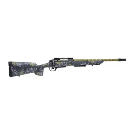 Horizon Firearms HRF-VE2-280A-22R Venatic 2 280 Ackley Improved 22" Sage Green Spiral Fluted Threaded Barrel, Black DLC Receiver w/Picatinny Rail, Arca Rail Forend, Artic Moss Iota EKO X Carbon Fiber