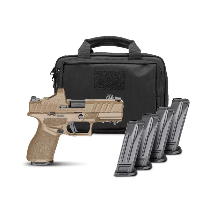 Springfield Echelon 4.0C 9mm, 4" Barrel, Viridian RFX11, 10 rnd, FDE [MPN:EC9409FLC-U-PAC]