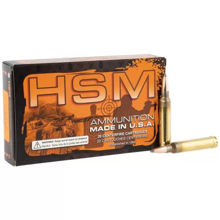 Hsm Ammunition Hsm Ammo .300 Win Mag 165gr. Soft-point 20-pack