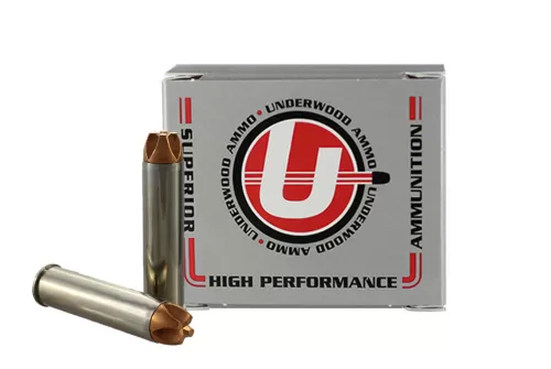Underwood Ammo .460 S&W Magnum 250 Grain Solid Monolithic Nickel Plated Brass Cased Pistol Ammo, 20 Rounds, 343