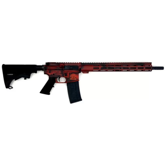 GREAT LAKES FIREARMS & AMMO AR-15 .223 WYLDE 16" 30RD BATTLEWORN RED GREAT LAKES FIREARMS & AMMO AR-15 .223 WYLDE 16" 30RD BATTLEWORN RED