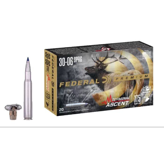 Federal Premium, 30-06 Cal 175 Grain 20/10 Federal Premium, 30-06 Cal 175 Grain 20/10