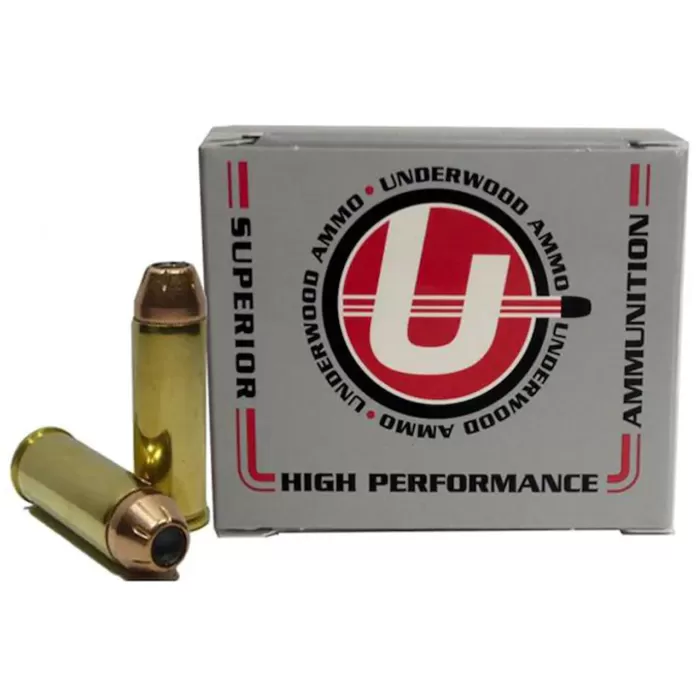 Underwood Ammunition 45 Colt (Long Colt) 250 Grain Hornady XTP Jacketed Hollow Point Box of 20 Underwood Ammunition 45 Colt (Long Colt) 250 Grain Hornady XTP Jacketed Hollow Point Box of 20