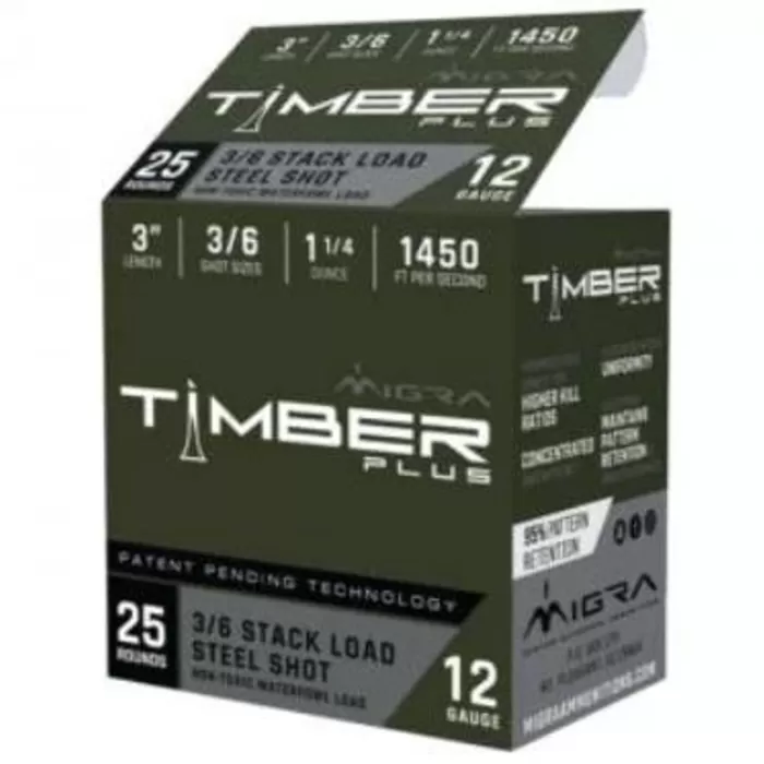 Migra Ammunitions M12sb46 12 Gauge 3" 1 1/2 OZ 4,6 Shot 25 Per Box/ 10 CS M45230B Migra Ammunitions M12sb46 12 Gauge 3" 1 1/2 OZ 4,6 Shot 25 Per Box/ 10 CS M45230B