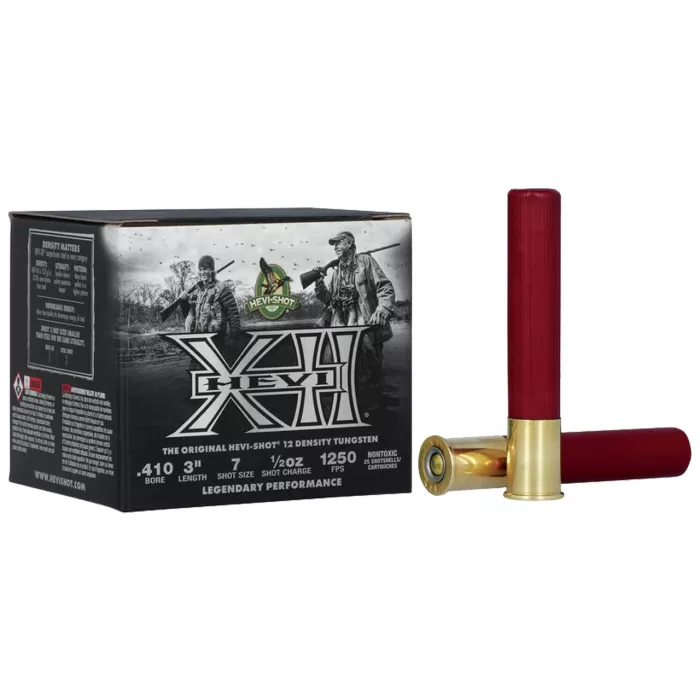Hevi-Shot Hs54107 Hevi-Xii 410 Gauge 3" 25 Per Box/ 5 CS Hevi-Shot Hs54107 Hevi-Xii 410 Gauge 3" 25 Per Box/ 5 CS