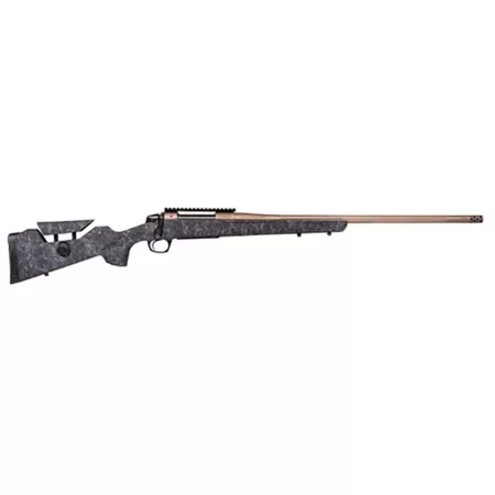 CVA CR3952F Cascade Long Range Hunter 25 Creedmoor Smoked Bronze Cerakote Threaded Barrel & Receiver w/Picatinny Rail, Graphite Black w/Smoke Bronze Webbing Adj Comb & LOP Synthetic Stock