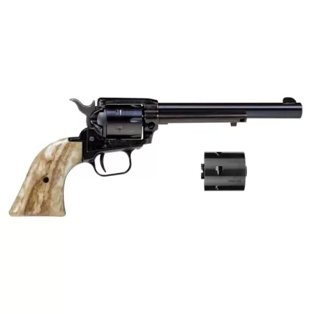 Heritage Rough Rider 22 LR/22 WMR Rimfire Combo Revolver with Stag Handle