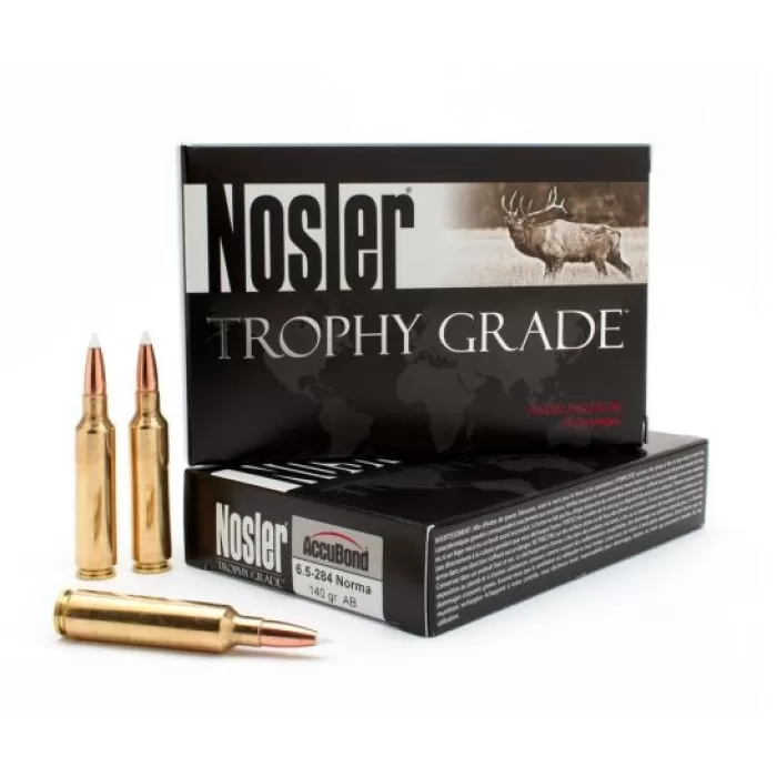 Nosler Trophy Grade, Nos 60040 Trophy 6.5-284 140 Acb 20/box Nosler Trophy Grade, Nos 60040 Trophy 6.5-284 140 Acb 20/box