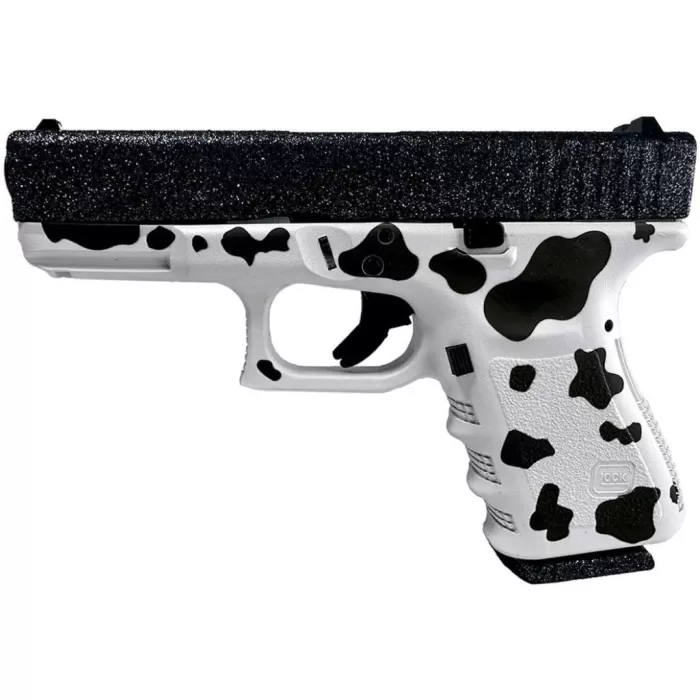 Glock 22 Cow Print White / Black .40 SW 4.49 Glock 22 Cow Print White / Black .40 SW 4.49