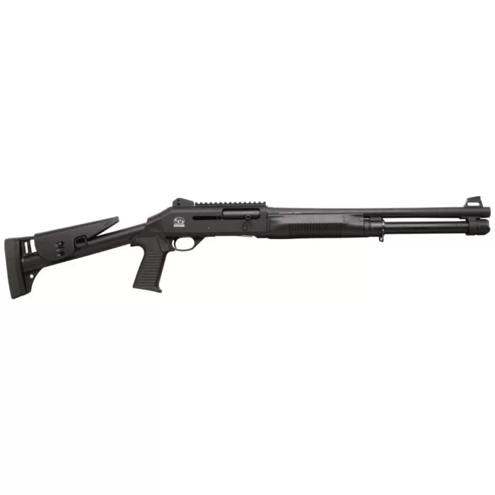 Chiappa 601 Tactical 12 Ga, 3" Chamber 18.5" Barrel, Black, Rubber Grip, 5rd