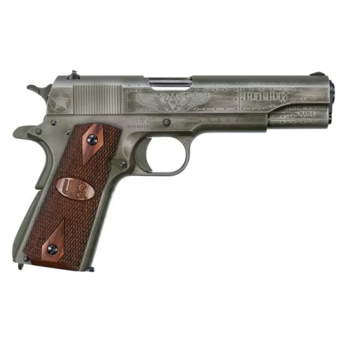 Auto Ordnance Fly Girls Custom 1911 .45 ACP Pistol, Blk/OD Green Cerakote - 1911BKOWC2 Auto Ordnance Fly Girls Custom 1911 .45 ACP Pistol, Blk/OD Green Cerakote - 1911BKOWC2