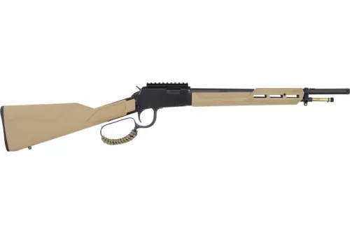 Rossi Rio Bravo Tactical 22 LR, 16.5" Threaded Barrel, Flat Dark Earth Stock, Black Rec, 10rd