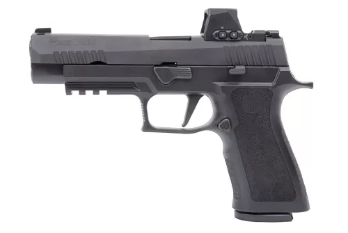 Sig Sauer P320XF 9mm, 4.7" Barrel, Black, ROMEO-X Reflex Sight, 17rd