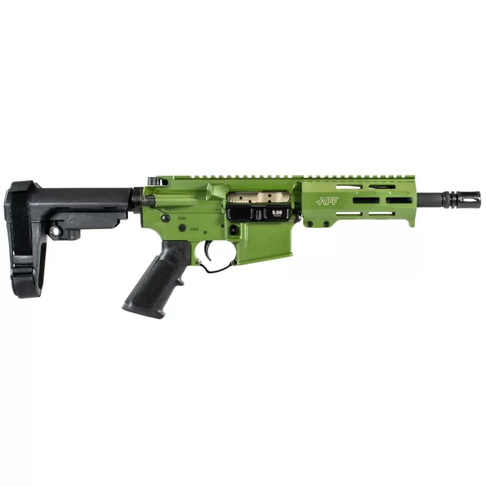 APF 5.56 PISTOL 7.5 MULTICAM GREEN W/BRACE APF 5.56 PISTOL 7.5 MULTICAM GREEN W/BRACE
