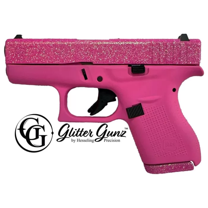 Glock 42 Pixie Pink Glitter .380 ACP 3.25 Glock 42 Pixie Pink Glitter .380 ACP 3.25
