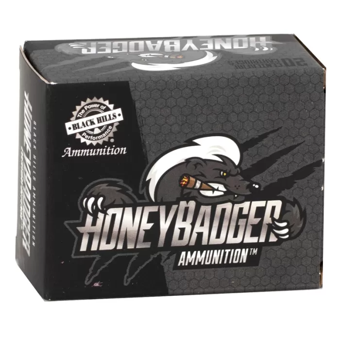 Black Hills Ammunition Handgun, Blkhills D9n1320 9mm 100 Gr Honey Badger   20/box