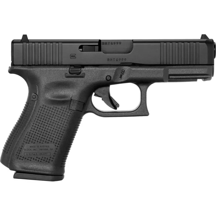 Glock G19 Gen 5 MOS 9mm 4.02" Pistol 15rds, Black/Pink - Sleek and Stylish - PA195S204MOSMM Glock G19 Gen 5 MOS 9mm 4.02" Pistol 15rds, Black/Pink - Sleek and Stylish - PA195S204MOSMM