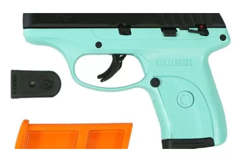 Ruger EC9s Robin's Egg Blue / Black 9mm 3.12