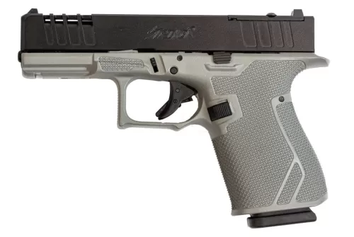 Glfa 19 Striker 9mm 4" 15 Shot Black Slide Bull Shark Frame