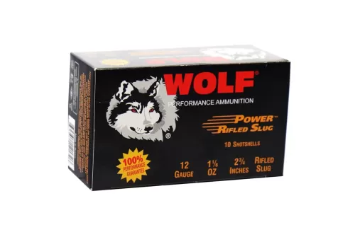 Wolf Power 12 Gauge Rifled Slug 2-3/4