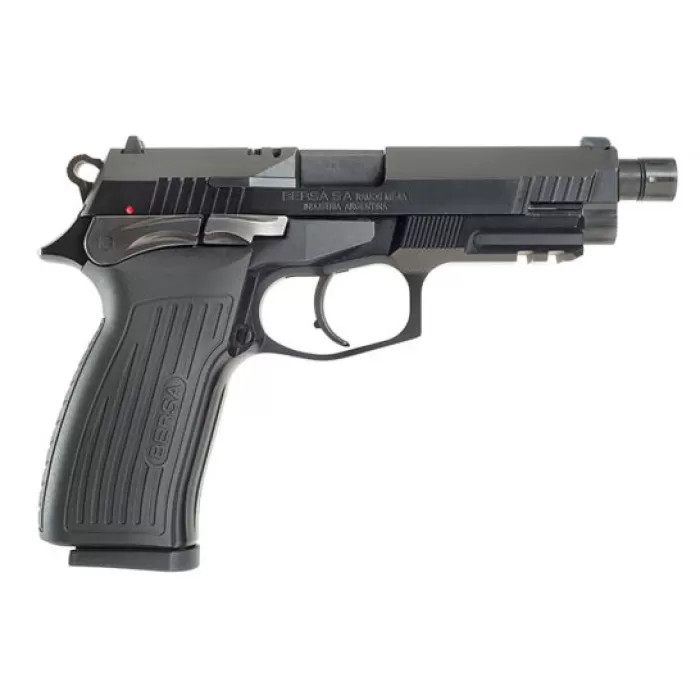 Bersa TPR9 9mm Pistol w/ Threaded Barrel, Matte Blk - TPR9MX Bersa TPR9 9mm Pistol w/ Threaded Barrel, Matte Blk - TPR9MX