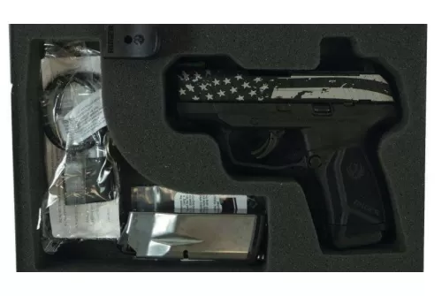 Ruger Max 9 Pro Optic Ready Handgun 9mm Luger 12rd Magazine 3.2" Barrel Flag Engraved
