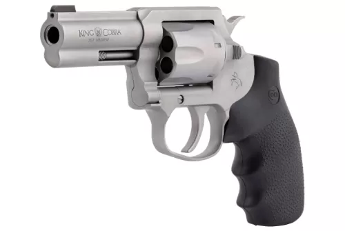 COLT KING COBRA 357MAG 3 MATTE SS HOGUE GRIP BLEM