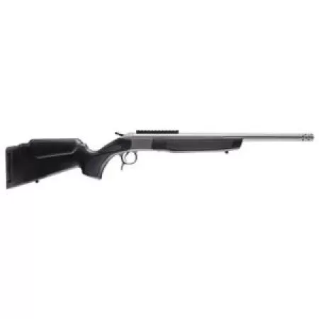 CVA Scout, Take-Down 400 Legend, 20" Threaded Barrel, Stainless Steel Finish, Synthetic Stock, Black, Ambidextrous, Scope Rail, Muzzle Brake, 1 Round