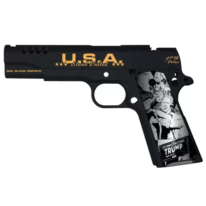AUTO-ORDNANCE 1911 TRUMP FIGHT 45AC BLEM AUTO-ORDNANCE 1911 TRUMP FIGHT 45AC BLEM