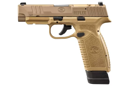 FN Reflex MRD XL 9mm, 3.8" Barrel, Flat Dark Earth, Optic Ready, 18rd