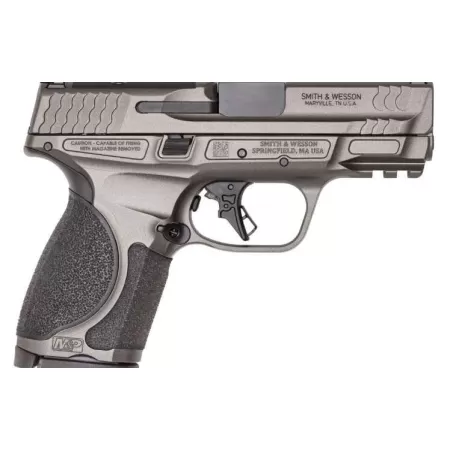 Smith & Wesson M&P9 M2.0 Compact Metal Frame 9mm, 3.6" Barrel,, Optics Ready, Tungsten Gray Cerakote, 2x15rd Mags
