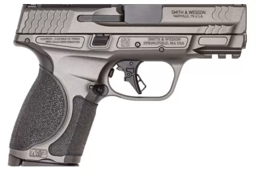 Smith & Wesson M&P9 M2.0 Compact Metal Frame 9mm, 3.6" Barrel,, Optics Ready, Tungsten Gray Cerakote, 2x15rd Mags