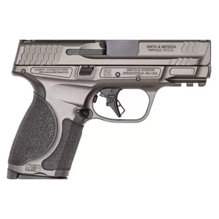 Smith & Wesson M&P9 M2.0 Compact Metal Frame 9mm, 3.6" Barrel,, Optics Ready, Tungsten Gray Cerakote, 2x15rd Mags