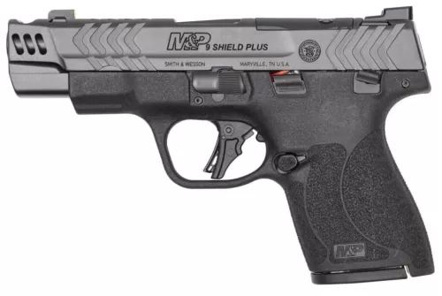 SMITH & WESSON Performance Center M&P9 Shield Plus 9mm 4in 10rd Black/Gray Carry Comp Pistol (14410)