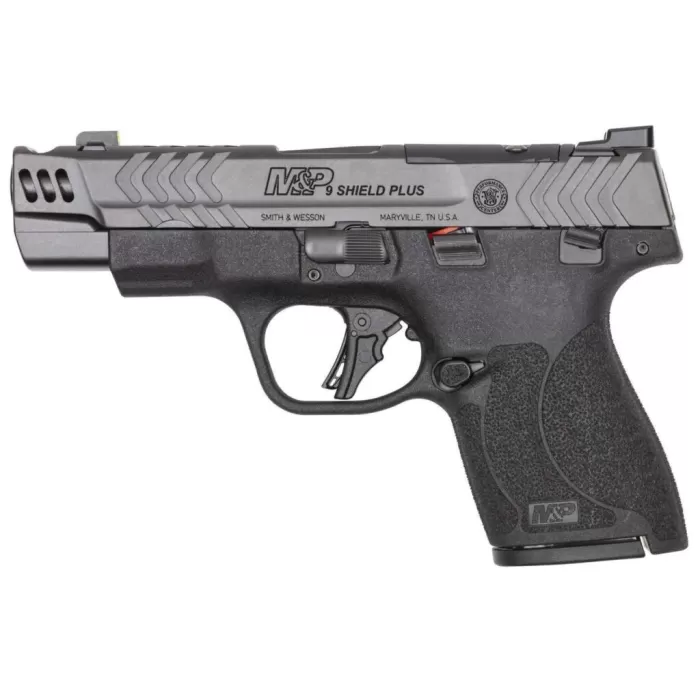 SMITH & WESSON Performance Center M&P9 Shield Plus 9mm 4in 10rd Black/Gray Carry Comp Pistol (14410) SMITH & WESSON Performance Center M&P9 Shield Plus 9mm 4in 10rd Black/Gray Carry Comp Pistol (14410)