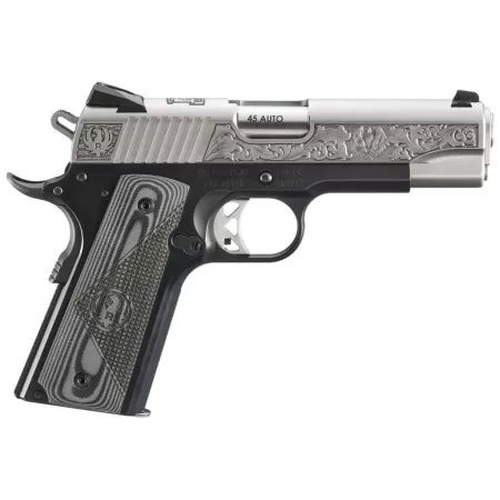 RUGER SR1911 Southport CT Edition Commander-Style 45 ACP 4.25in 2x 7rd Mags Semi-Auto Pistol (16705)
