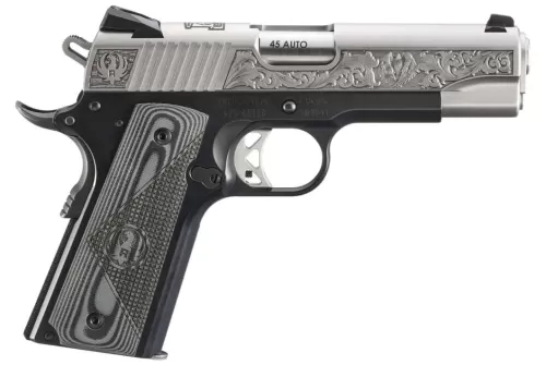 RUGER SR1911 Southport CT Edition Commander-Style 45 ACP 4.25in 2x 7rd Mags Semi-Auto Pistol (16705)