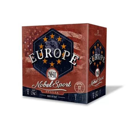 Nobel Europe 12 Ga, 2.75" 1oz 8 Shot, 25rd Box