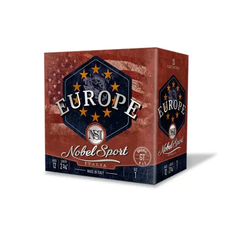 Nobel Europe 12 Ga, 2.75" 1oz 7.5 Shot, 25rd Box